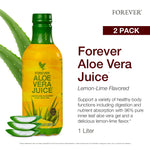 Forever Living aloe vera juice 1 liter bottle branding
