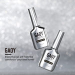 Gaoy professional gel nail glue and base coat kit