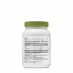 GNC Superfoods Triple Chlorophyll bottle back label displaying ingredient details and nutritional facts.
