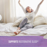 Melatonin free sleep support tablets by Garden of Life side panel details