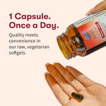 Garden of Life probiotics and cellular energy support health supplement secure seal cap view