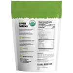 Certified organic daily green superfood blend presentation for health conscious individuals