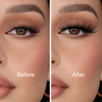 Kiromiro faux mink strip lashes showing the flexible cotton band