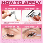 Kiromiro imported cruelty free faux mink makeup lashes side profile