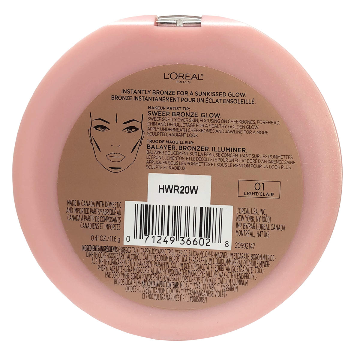 L'Oreal Paris Lumi Bronze It face and body powder for sun kissed glow