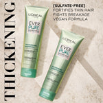 L'Oreal Paris EverStrong anti breakage shampoo packaging details showcasing rosemary leaf extract.