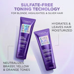 L'Oreal Paris anti-brass purple shampoo rich lather texture on palm