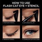 Application of Loreal Paris Infallible Flash Cat Eye Eyeliner