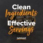 Full product packaging of Nutricost Milk Thistle 250 milligrams showing quality guarantee marks