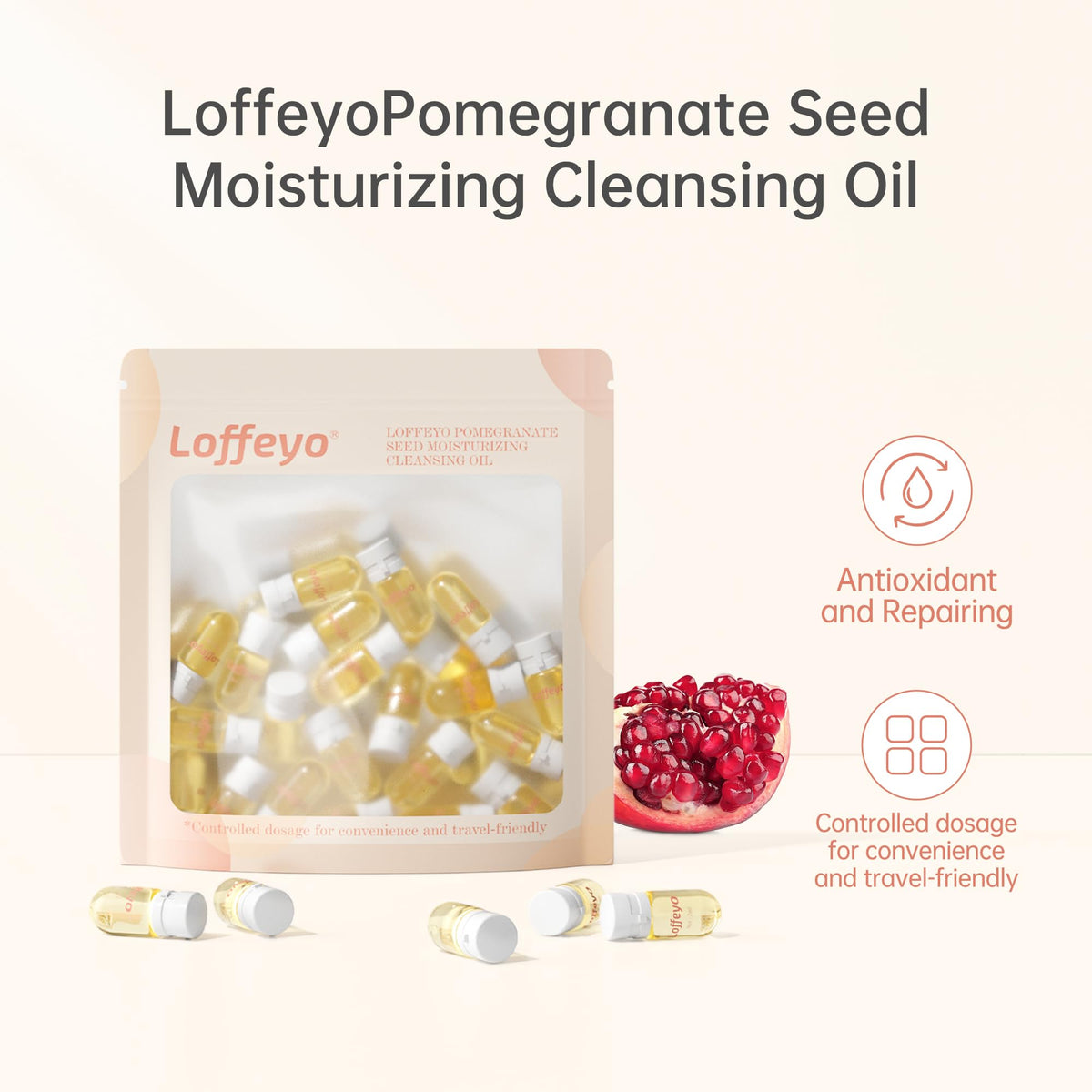 Loffeyo cleansing oil showing texture and application