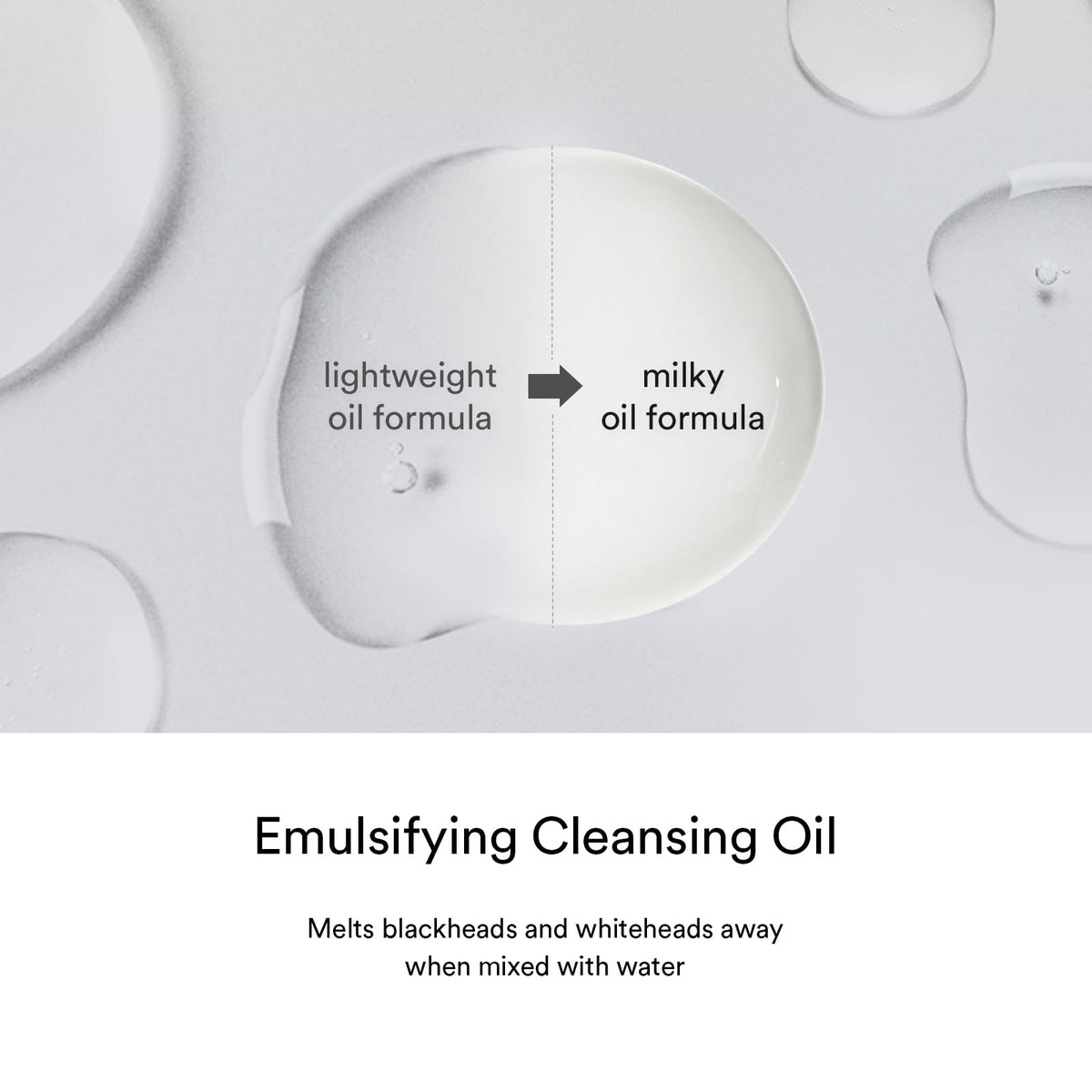 Abib Korean skincare heartleaf cleansing oil label