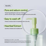 Abib heartleaf oil wash for sensitive skin care
