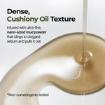 Close up of Brmud pore cleansing oil label
