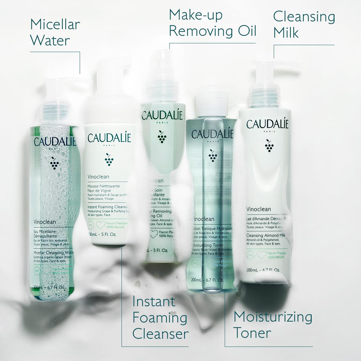Caudalie Vinoclean travel size skincare essential