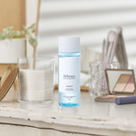 Bifesta Eye and Lip Makeup Remover bottle lifestyle shot