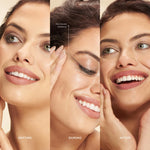 Application of DIME Beauty face cleanser on skin