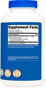 Nutricost DGL 500mg extract capsule bottle