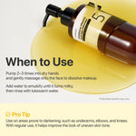 Numbuzin cleansing oil emulsification process demonstration