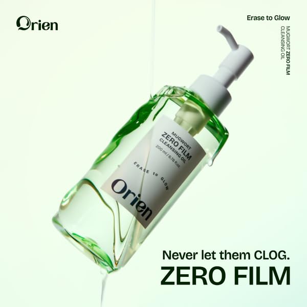 Orien Mugwort Zero Film Cleansing Oil texture demonstration