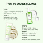 Korean skincare double cleansing routine with Orien oil