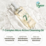 Cosnori vegan facial cleansing oil packaging details