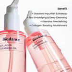 Biodance Collagen Cleansing Oil emulsifying into milky texture with water