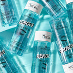 Back label view of Essence Remove Like A Boss makeup remover showing directions for use and paraben-free ingredients list.