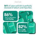 EWG verified vegan micellar water by Doré for sensitive skin care routines