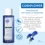 Klorane organic cornflower bi phase eye makeup liquid product packaging details