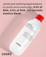 COSRX alcohol free gentle toner packaging details showing 4.22 Ounce size