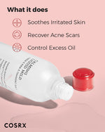 Korean skincare exfoliating toner for sensitive and acne prone skin types
