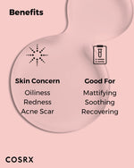 Centella infused calming toner for redness relief and sebum regulation