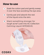 Imported COSRX AC collection gentle daily toner product label and ingredients
