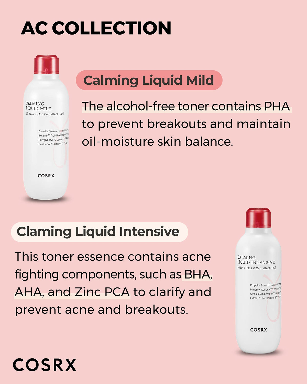 Clear skin routine toner bottle showcasing premium acne prevention formula