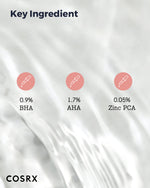 COSRX intensive exfoliating liquid toner on a clean background