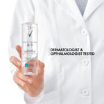 Dermatologist tested daily facial toner and cleanser bottle back label instructions