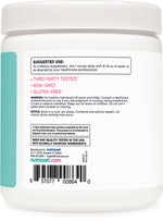 Nutricost BCAA for Women tub side view with ingredients