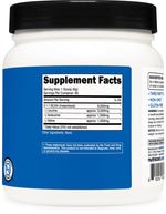 Nutricost BCAA 2:1:1 unflavored powder used for pre-workout and post-workout support