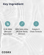 Texture preview of the lightweight water type COSRX poreless power liquid on skin