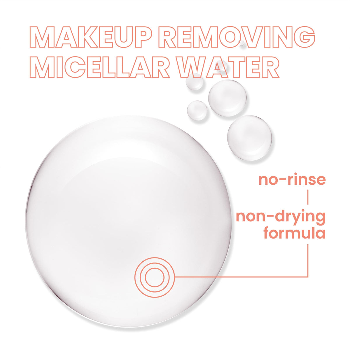 Back view of Avène micellar water bottle highlighting product directions and skincare benefits