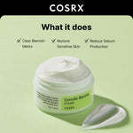 COSRX Centella spot cream packaging showing paraben free labels