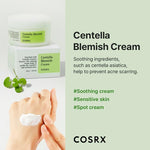 Side view of COSRX 30g cream jar showing official ingredients