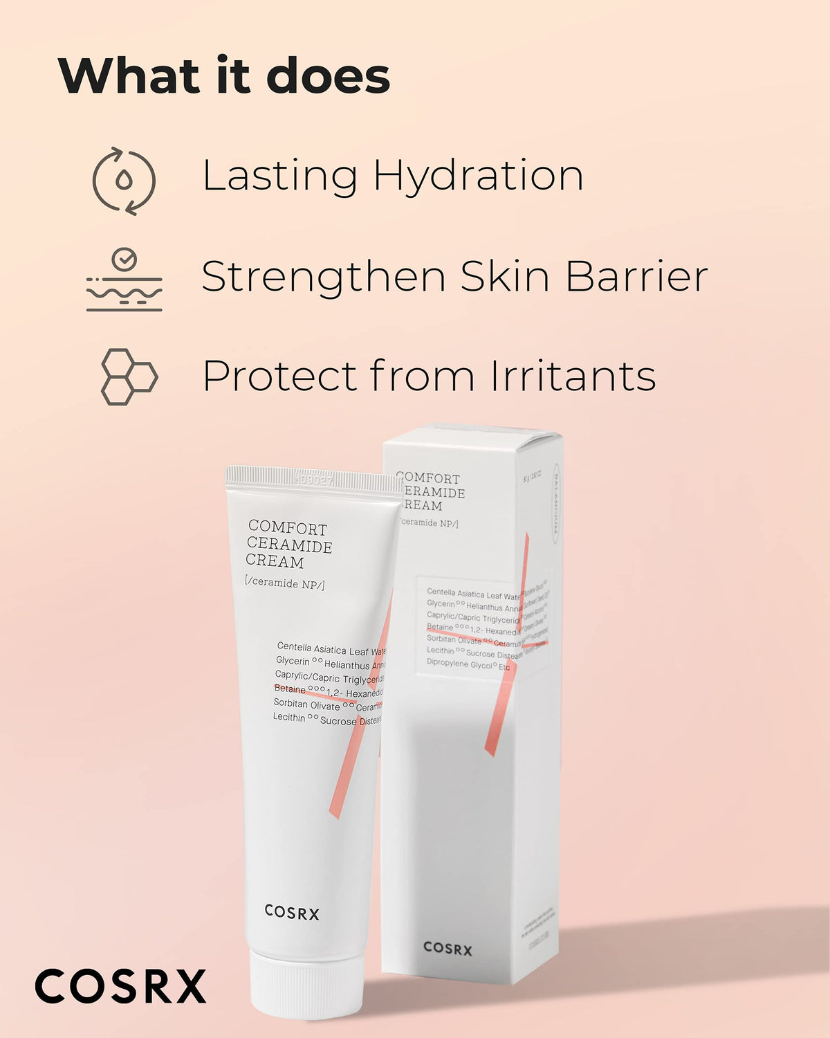 COSRX skin barrier strengthening cream imported from the USA