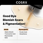 COSRX 2 percent Alpha Arbutin dark spot corrector serum texture on skin