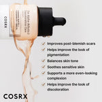 Authentic COSRX hyperpigmentation serum bottle showing ingredient list side packaging
