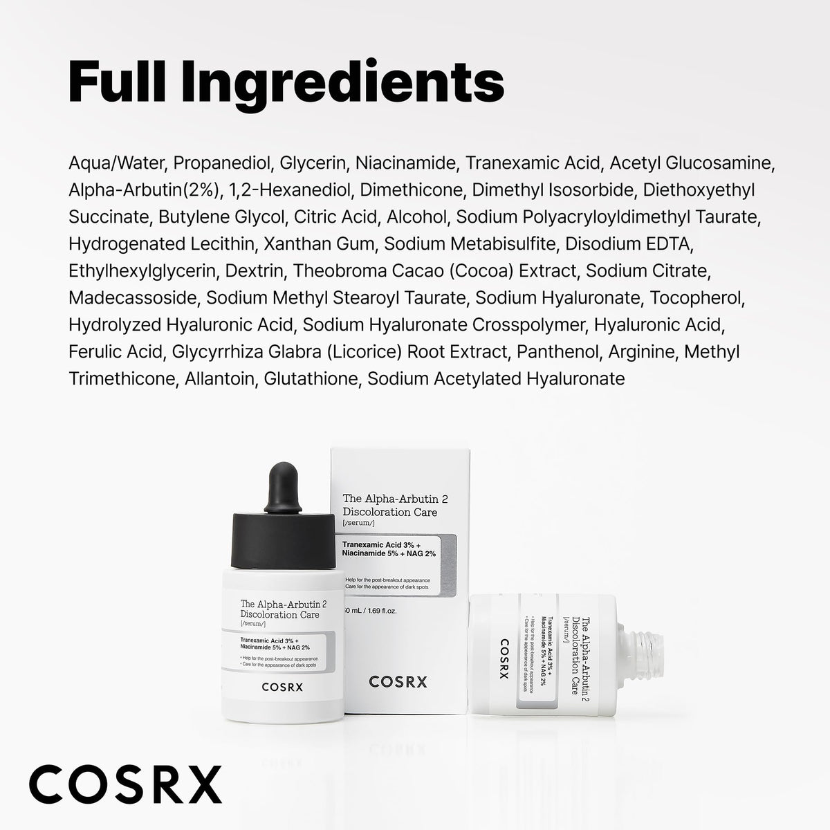COSRX anti pigmentation serum for evening out uneven skin tone