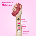 MakeUp Eraser Mini Pro set demonstrating water activation for makeup removal