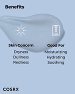 Cosrx ultra hydrating daily acne lotion being dispensed from pump bottle for facial application