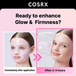 COSRX anti aging hydrogel sheet mask turning transparent on face