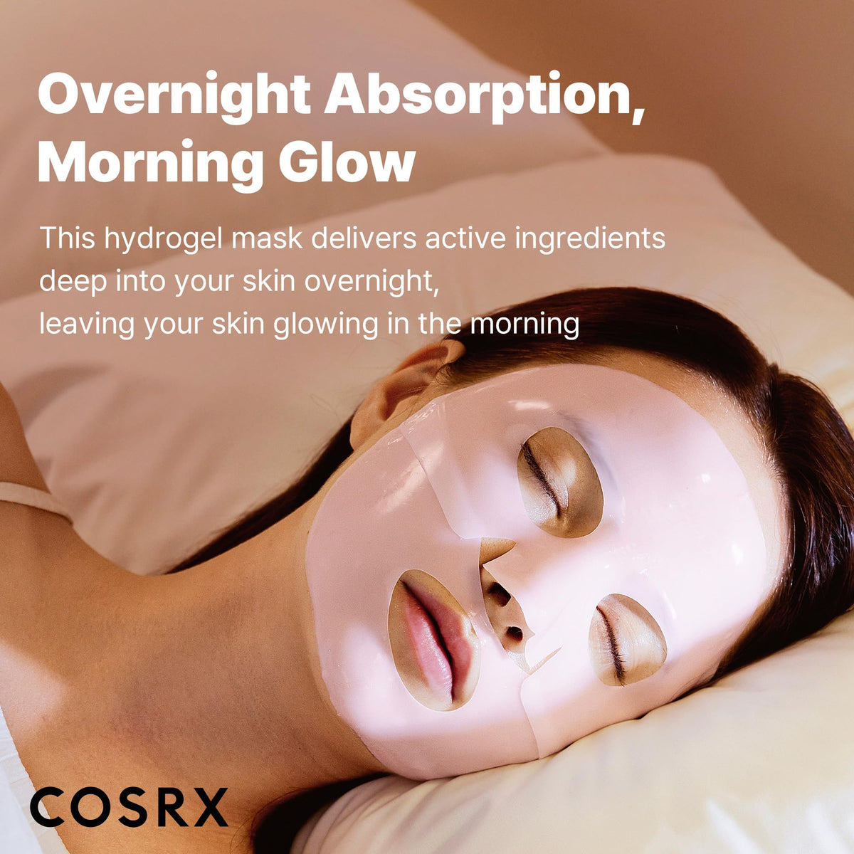 Travel essential overnight face mask by COSRX for glass skin